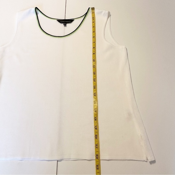 Ming Wang Sleeveless Ribbed Knit Tank Top - Medium - Picture 8 of 9
